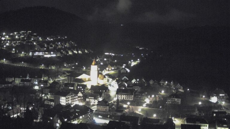 Dieses Bild zeigt eine Webcam-Aufnahme von Ottenhöfen, aufgenommen am Samstag, den 14.03.2026 um 19:30 Uhr