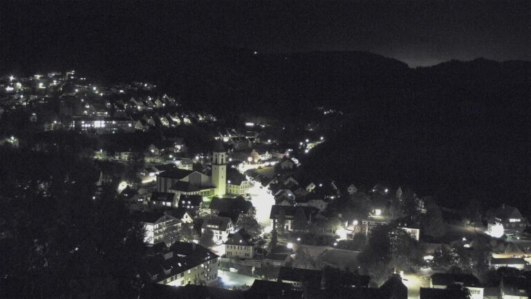 Dieses Bild zeigt eine Webcam-Aufnahme von Ottenhöfen, aufgenommen am Freitag, den 09.10.2026 um 20:30 Uhr