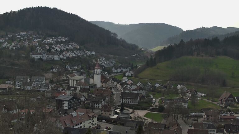 Dieses Bild zeigt eine Webcam-Aufnahme von Ottenhöfen, aufgenommen am Samstag, den 21.03.2026 um 10:00 Uhr