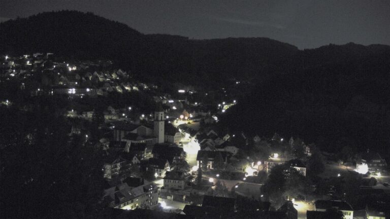 Dieses Bild zeigt eine Webcam-Aufnahme von Ottenhöfen, aufgenommen am Donnerstag, den 24.09.2026 um 00:00 Uhr