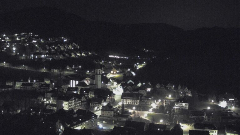 Dieses Bild zeigt eine Webcam-Aufnahme von Ottenhöfen, aufgenommen am Freitag, den 03.04.2026 um 23:00 Uhr