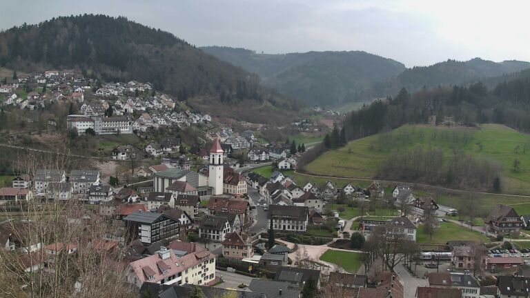 Dieses Bild zeigt eine Webcam-Aufnahme von Ottenhöfen, aufgenommen am Samstag, den 21.03.2026 um 14:00 Uhr