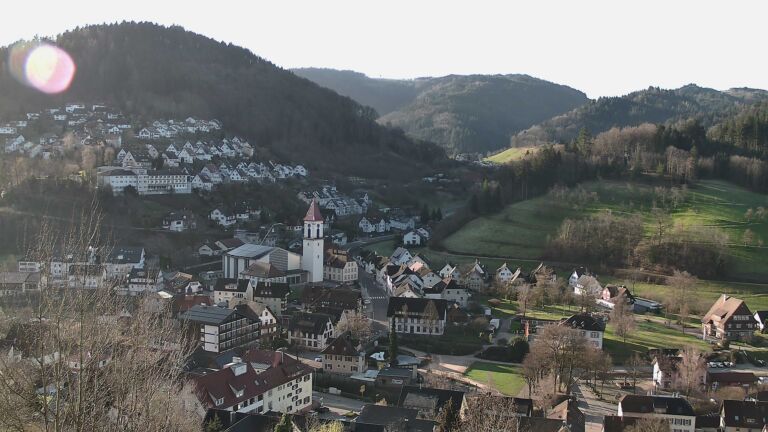 Dieses Bild zeigt eine Webcam-Aufnahme von Ottenhöfen, aufgenommen am Freitag, den 13.03.2026 um 08:20 Uhr