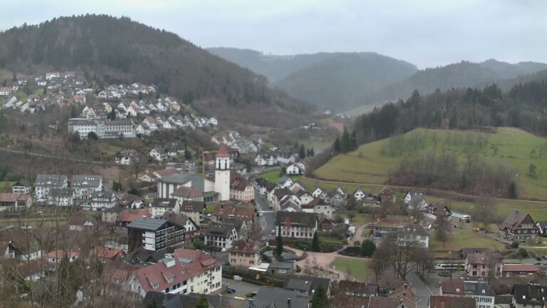 Dieses Bild zeigt eine Webcam-Aufnahme von Ottenhöfen, aufgenommen am Mittwoch, den 24.12.2025 um 11:30 Uhr