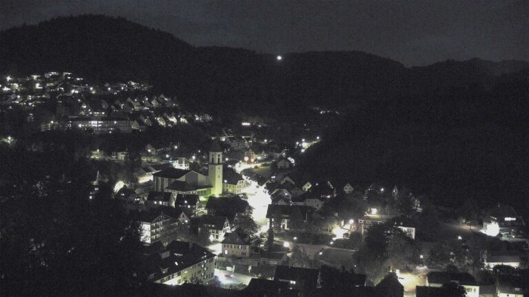 Dieses Bild zeigt eine Webcam-Aufnahme von Ottenhöfen, aufgenommen am Mittwoch, den 30.09.2026 um 20:00 Uhr