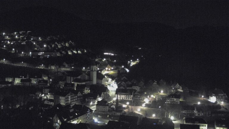 Dieses Bild zeigt eine Webcam-Aufnahme von Ottenhöfen, aufgenommen am Dienstag, den 10.02.2026 um 02:30 Uhr