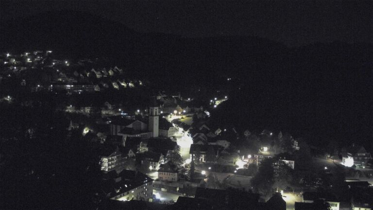 Dieses Bild zeigt eine Webcam-Aufnahme von Ottenhöfen, aufgenommen am Donnerstag, den 15.10.2026 um 04:30 Uhr