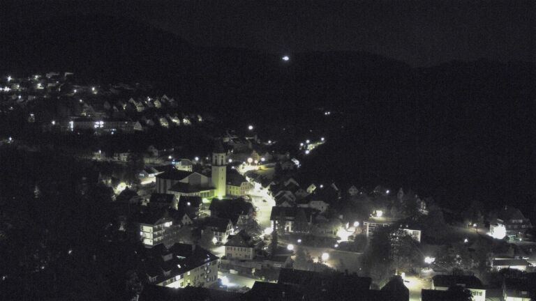 Dieses Bild zeigt eine Webcam-Aufnahme von Ottenhöfen, aufgenommen am Samstag, den 24.10.2026 um 05:50 Uhr
