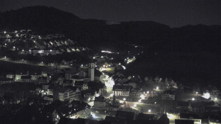 Dieses Bild zeigt eine Webcam-Aufnahme von Ottenhöfen, aufgenommen am Samstag, den 28.03.2026 um 02:30 Uhr