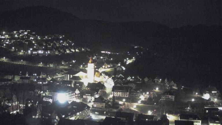 Dieses Bild zeigt eine Webcam-Aufnahme von Ottenhöfen, aufgenommen am Sonntag, den 15.03.2026 um 19:40 Uhr