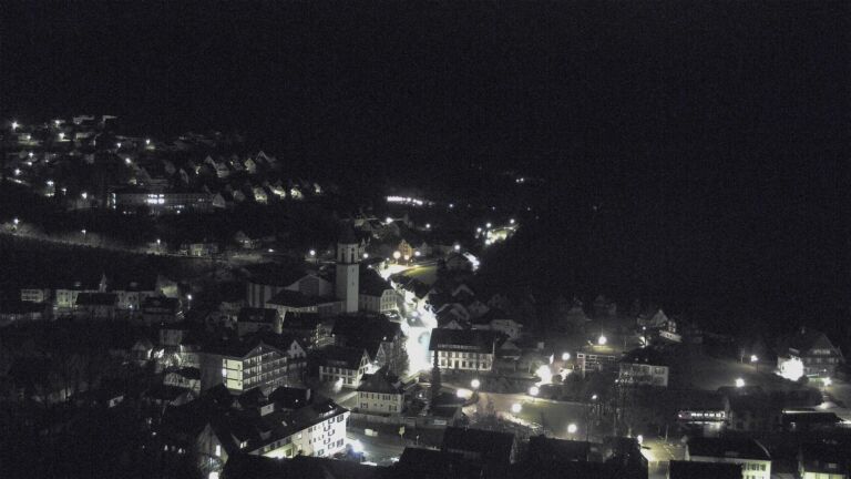 Dieses Bild zeigt eine Webcam-Aufnahme von Ottenhöfen, aufgenommen am Montag, den 23.02.2026 um 04:00 Uhr