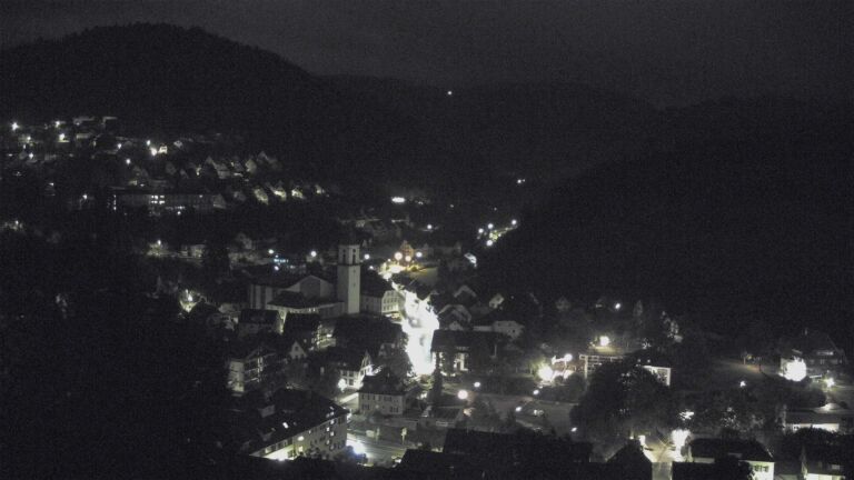 Dieses Bild zeigt eine Webcam-Aufnahme von Ottenhöfen, aufgenommen am Montag, den 31.08.2026 um 02:30 Uhr