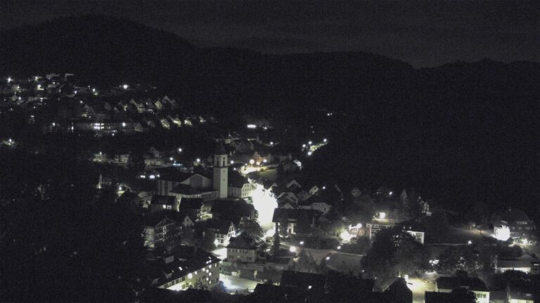 Dieses Bild zeigt eine Webcam-Aufnahme von Ottenhöfen, aufgenommen am Freitag, den 04.09.2026 um 00:00 Uhr