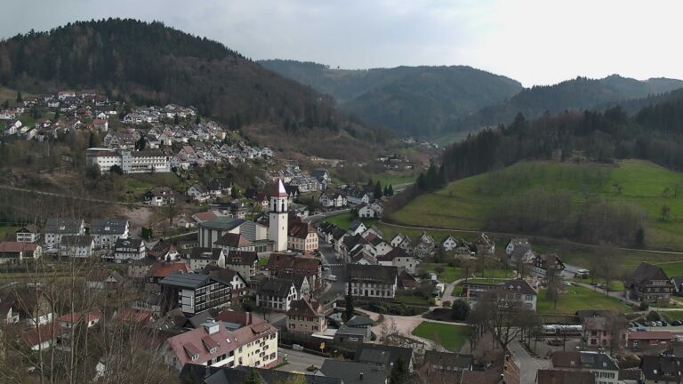 Dieses Bild zeigt eine Webcam-Aufnahme von Ottenhöfen, aufgenommen am Samstag, den 21.03.2026 um 16:00 Uhr