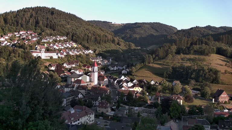 Dieses Bild zeigt eine Webcam-Aufnahme von Ottenhöfen, aufgenommen am Samstag, den 11.07.2026 um 20:30 Uhr
