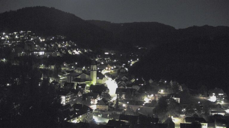 Dieses Bild zeigt eine Webcam-Aufnahme von Ottenhöfen, aufgenommen am Dienstag, den 22.09.2026 um 20:40 Uhr