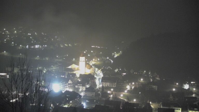 Dieses Bild zeigt eine Webcam-Aufnahme von Ottenhöfen, aufgenommen am Samstag, den 28.03.2026 um 20:20 Uhr