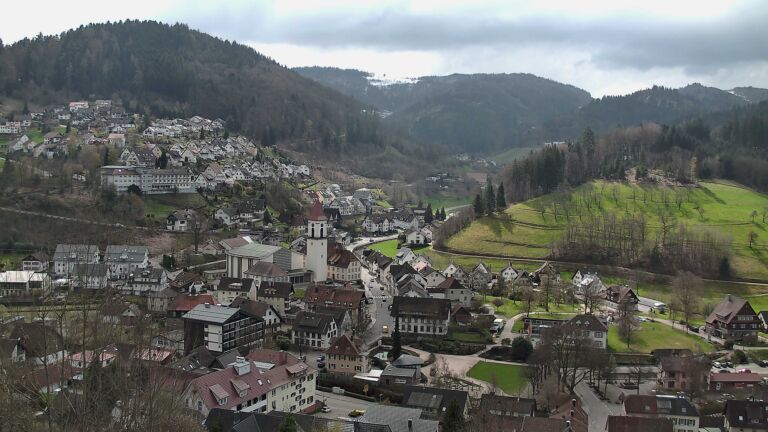 Dieses Bild zeigt eine Webcam-Aufnahme von Ottenhöfen, aufgenommen am Freitag, den 27.03.2026 um 11:30 Uhr