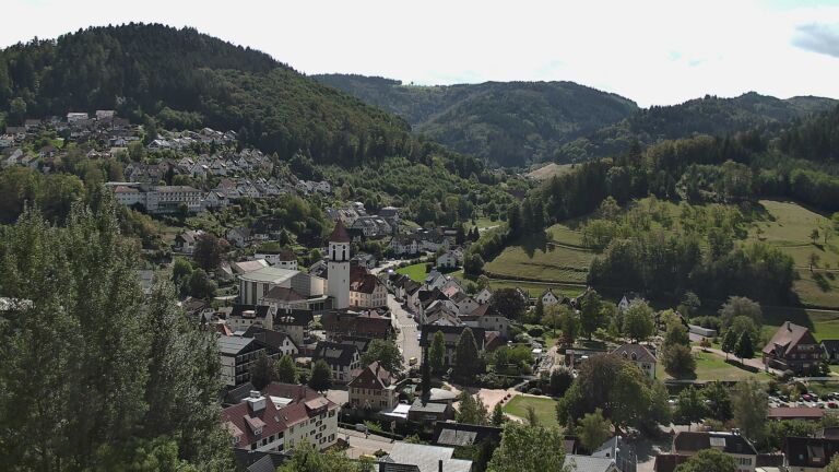 Dieses Bild zeigt eine Webcam-Aufnahme von Ottenhöfen, aufgenommen am Freitag, den 11.09.2026 um 12:40 Uhr