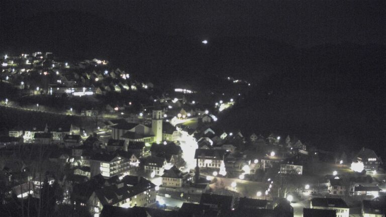 Dieses Bild zeigt eine Webcam-Aufnahme von Ottenhöfen, aufgenommen am Mittwoch, den 24.12.2025 um 07:10 Uhr