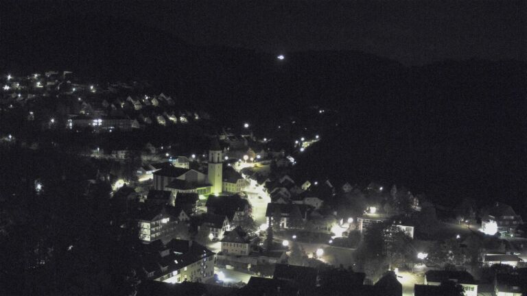 Dieses Bild zeigt eine Webcam-Aufnahme von Ottenhöfen, aufgenommen am Samstag, den 24.10.2026 um 05:40 Uhr