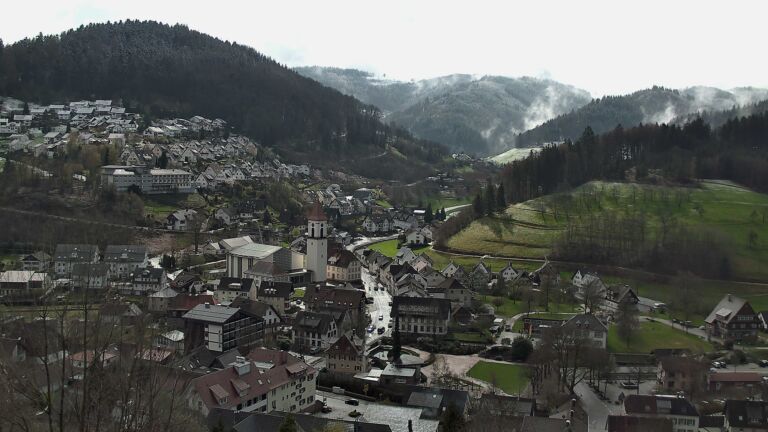 Dieses Bild zeigt eine Webcam-Aufnahme von Ottenhöfen, aufgenommen am Donnerstag, den 26.03.2026 um 11:30 Uhr