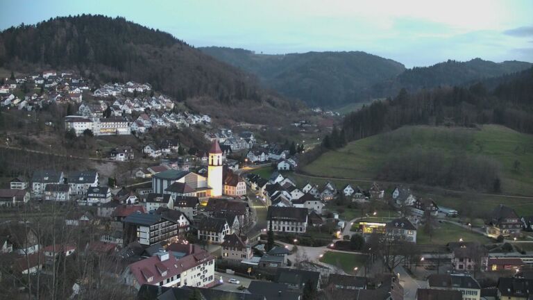 Dieses Bild zeigt eine Webcam-Aufnahme von Ottenhöfen, aufgenommen am Montag, den 09.03.2026 um 18:40 Uhr