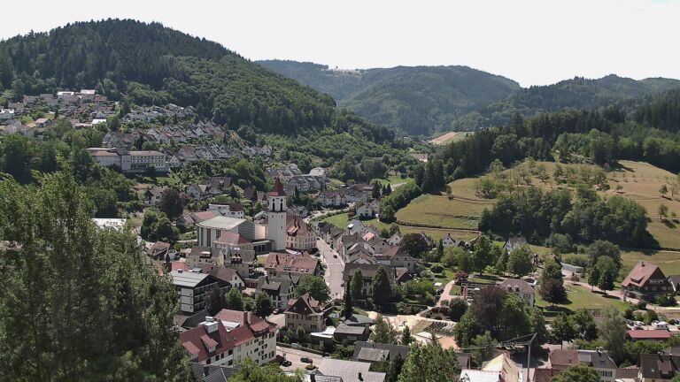 Dieses Bild zeigt eine Webcam-Aufnahme von Ottenhöfen, aufgenommen am Samstag, den 11.07.2026 um 12:00 Uhr