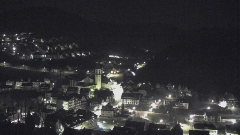 Dieses Bild zeigt eine Webcam-Aufnahme von Ottenhöfen, aufgenommen am Donnerstag, den 19.03.2026 um 05:00 Uhr