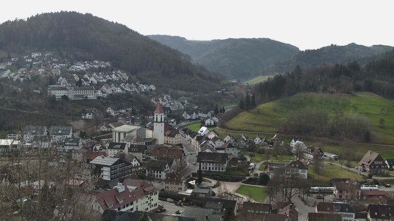 Dieses Bild zeigt eine Webcam-Aufnahme von Ottenhöfen, aufgenommen am Freitag, den 06.03.2026 um 09:50 Uhr