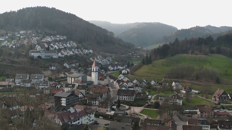 Dieses Bild zeigt eine Webcam-Aufnahme von Ottenhöfen, aufgenommen am Sonntag, den 22.03.2026 um 07:30 Uhr