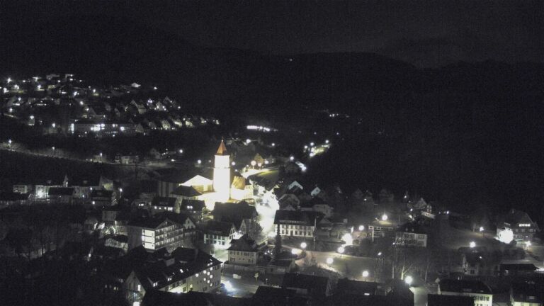 Dieses Bild zeigt eine Webcam-Aufnahme von Ottenhöfen, aufgenommen am Dienstag, den 10.02.2026 um 22:00 Uhr