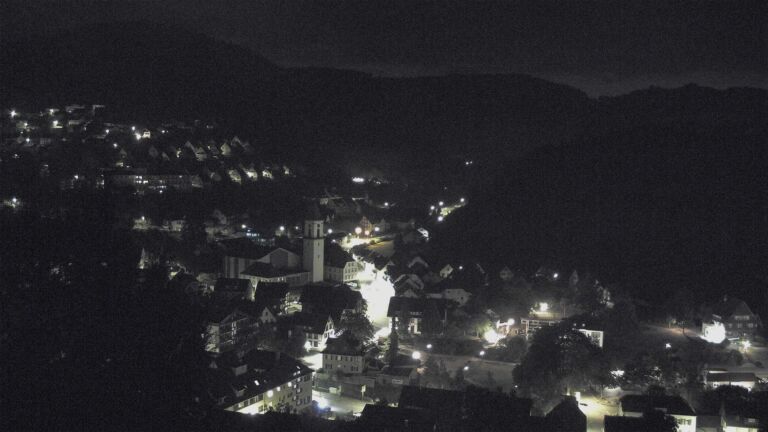 Dieses Bild zeigt eine Webcam-Aufnahme von Ottenhöfen, aufgenommen am Mittwoch, den 26.08.2026 um 03:30 Uhr