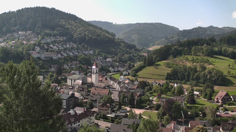 Dieses Bild zeigt eine Webcam-Aufnahme von Ottenhöfen, aufgenommen am Dienstag, den 23.06.2026 um 09:50 Uhr