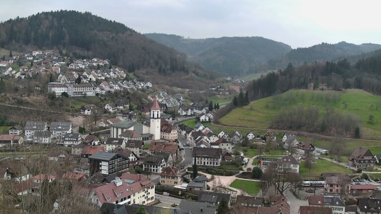 Dieses Bild zeigt eine Webcam-Aufnahme von Ottenhöfen, aufgenommen am Samstag, den 21.03.2026 um 14:20 Uhr