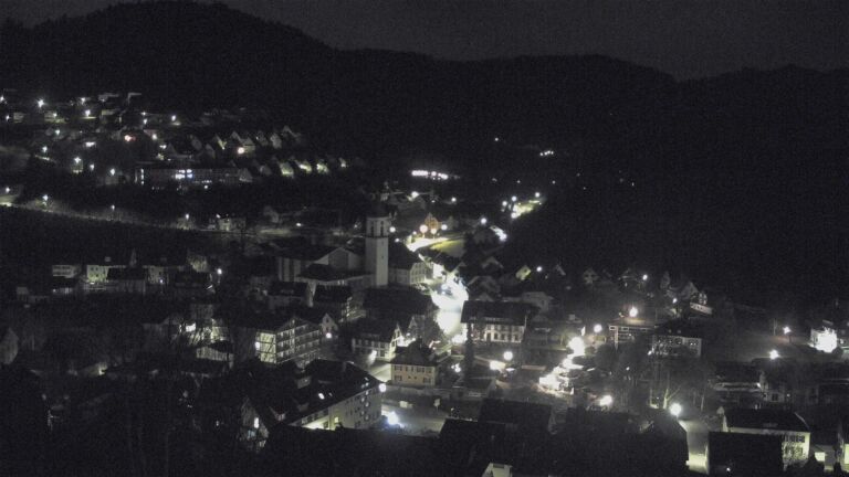 Dieses Bild zeigt eine Webcam-Aufnahme von Ottenhöfen, aufgenommen am Freitag, den 12.12.2025 um 03:00 Uhr