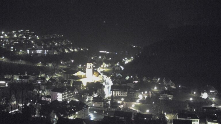 Dieses Bild zeigt eine Webcam-Aufnahme von Ottenhöfen, aufgenommen am Mittwoch, den 11.03.2026 um 20:30 Uhr