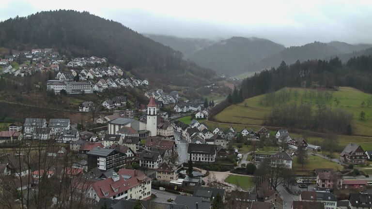 Dieses Bild zeigt eine Webcam-Aufnahme von Ottenhöfen, aufgenommen am Samstag, den 21.02.2026 um 15:40 Uhr