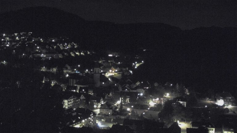 Dieses Bild zeigt eine Webcam-Aufnahme von Ottenhöfen, aufgenommen am Mittwoch, den 09.09.2026 um 23:00 Uhr
