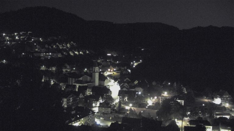 Dieses Bild zeigt eine Webcam-Aufnahme von Ottenhöfen, aufgenommen am Dienstag, den 28.07.2026 um 03:30 Uhr
