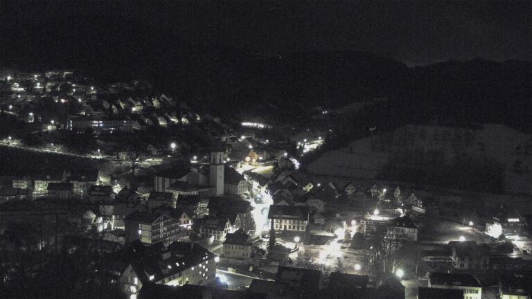 Dieses Bild zeigt eine Webcam-Aufnahme von Ottenhöfen, aufgenommen am Freitag, den 09.01.2026 um 03:00 Uhr