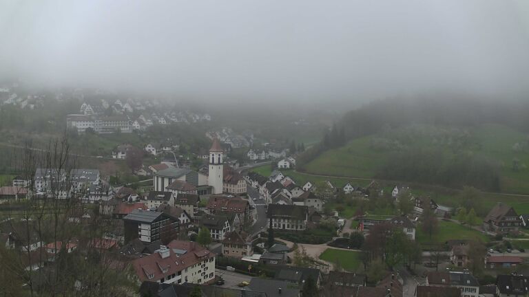 Dieses Bild zeigt eine Webcam-Aufnahme von Ottenhöfen, aufgenommen am Montag, den 13.04.2026 um 12:30 Uhr