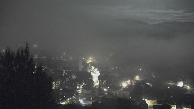 Dieses Bild zeigt eine Webcam-Aufnahme von Ottenhöfen, aufgenommen am Dienstag, den 25.08.2026 um 23:30 Uhr