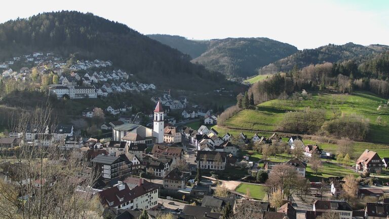 Dieses Bild zeigt eine Webcam-Aufnahme von Ottenhöfen, aufgenommen am Dienstag, den 07.04.2026 um 08:50 Uhr