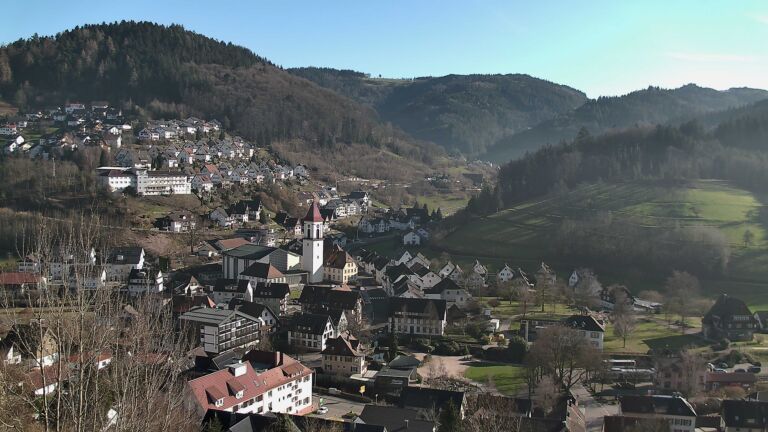 Dieses Bild zeigt eine Webcam-Aufnahme von Ottenhöfen, aufgenommen am Mittwoch, den 25.02.2026 um 15:40 Uhr