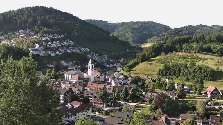 Dieses Bild zeigt eine Webcam-Aufnahme von Ottenhöfen, aufgenommen am Freitag, den 29.05.2026 um 07:50 Uhr