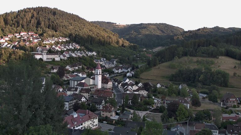 Dieses Bild zeigt eine Webcam-Aufnahme von Ottenhöfen, aufgenommen am Freitag, den 07.08.2026 um 20:20 Uhr