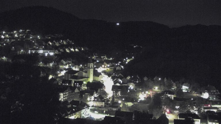 Dieses Bild zeigt eine Webcam-Aufnahme von Ottenhöfen, aufgenommen am Freitag, den 23.10.2026 um 06:40 Uhr