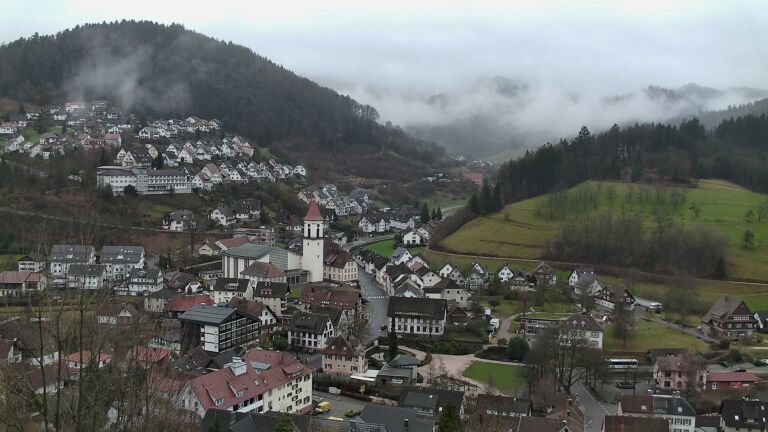 Dieses Bild zeigt eine Webcam-Aufnahme von Ottenhöfen, aufgenommen am Dienstag, den 24.02.2026 um 15:40 Uhr