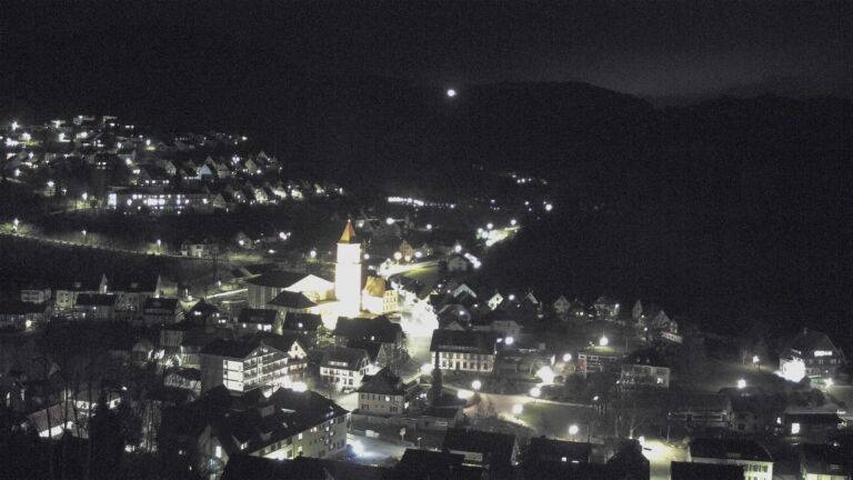 Dieses Bild zeigt eine Webcam-Aufnahme von Ottenhöfen, aufgenommen am Montag, den 16.03.2026 um 20:30 Uhr